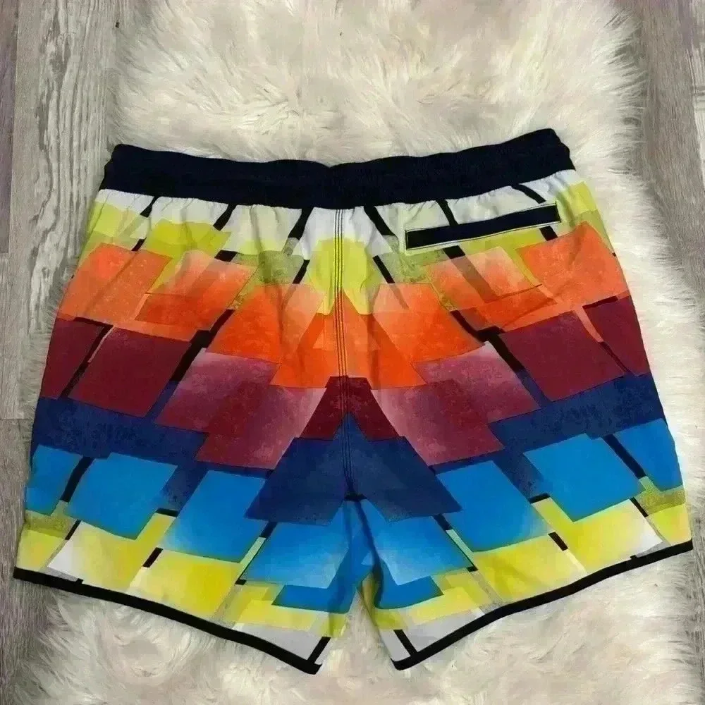 Oakley beach summer hits 16'' boardshorts rainbow sz xl